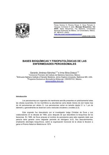 bases bioquímicas y fisiopatológicas de las enfermedades