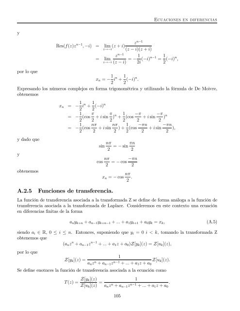 Métodos numericos: ecuaciones diferenciales ordinarias