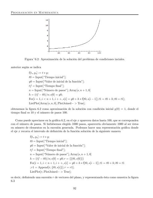 Métodos numericos: ecuaciones diferenciales ordinarias