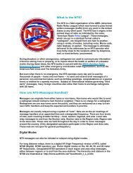 What is the NTS? How are NTS Messages Handled? Digital ... - ARRL