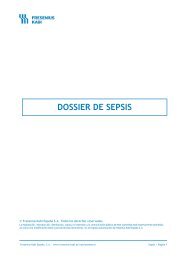 DOSSIER DE SEPSIS - Fresenius Kabi España