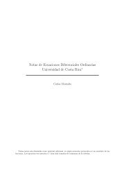 Notas de Ecuaciones Diferenciales Ordinarias Universidad de ...