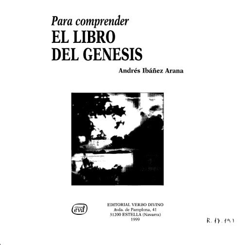 Para comprender EL LIBRO DEL GÉNESIS - 10