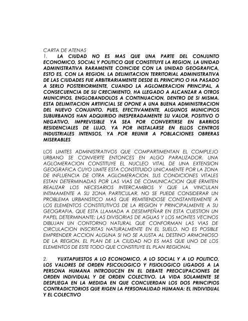 Carta De Atenas Recreacion Soalan u