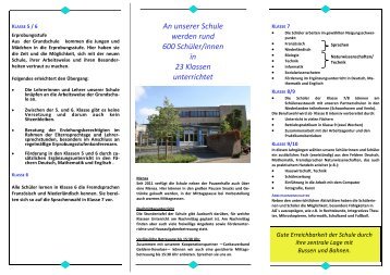 Auch als Info-Flyer - Realschule am Westwall