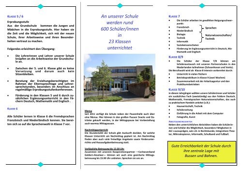 Auch als Info-Flyer - Realschule am Westwall