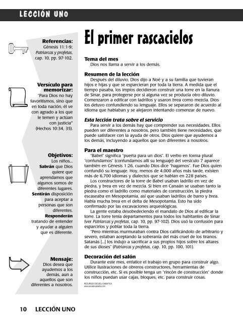 PRIMARIOS MAES B-1-2005 - recursos escuela sabática