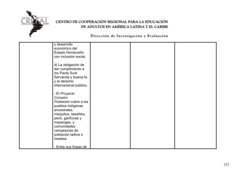 Mapeamiento crítico Identidades socio culturales en ... - Crefal