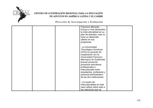 Mapeamiento crítico Identidades socio culturales en ... - Crefal