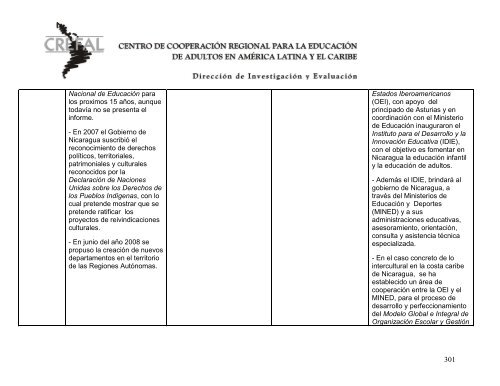 Mapeamiento crítico Identidades socio culturales en ... - Crefal