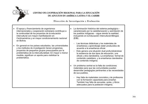 Mapeamiento crítico Identidades socio culturales en ... - Crefal