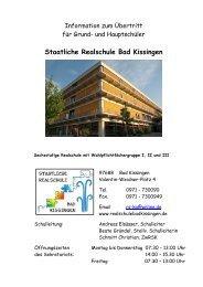 Staatliche Realschule - Realschule Bad Kissingen