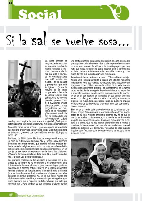 Testimonio - MIES Misioneros de la Esperanza