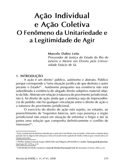 10 Anos da Revista EMERJ - Emerj - Tribunal de Justiça do Estado ...