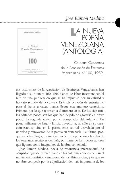 RNC 337 - Casa Nacional de las Letras Andrés Bello