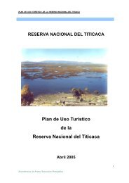 Plan de Uso Turístico de la Reserva Nacional del Titicaca - Sernanp