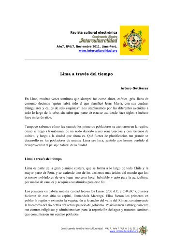 Gutiérrez_Lima a traves del tiempo.pdf - Construyendo nuestra ...