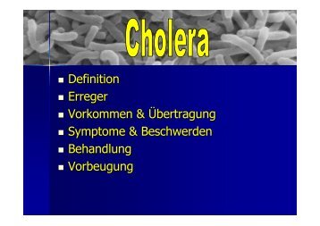 Cholera - Realschule-Beilngries.de