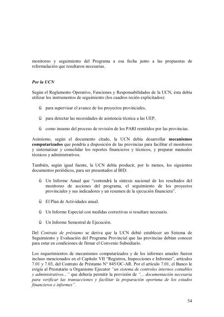 Informe del PRISE - Auditoría General de la Nación