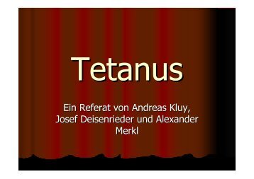 Tetanus - Realschule-Beilngries.de