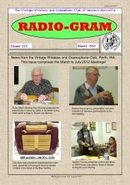 RADIO-GRAM - wirelesses and gramophones