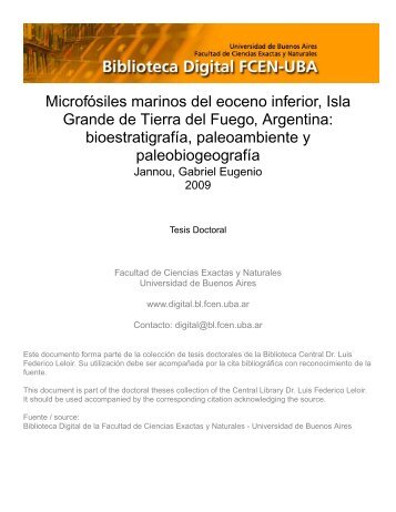 el documento - Biblioteca Digital FCEN UBA - Universidad de ...