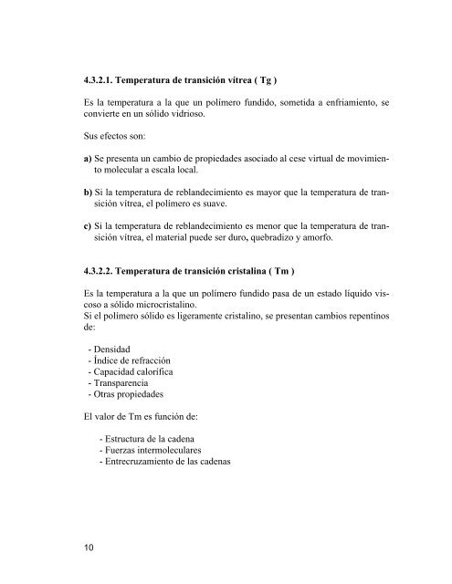 4. POLÍMEROS 4.1. Concepto Sustancia constituida por ... - UN Virtual