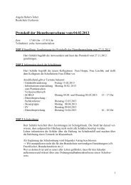 Protokoll der DB vom 04.02.2013 - Realschule Cuxhaven