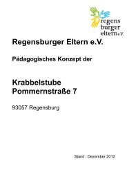 Pommernstr. Konzept 2013 download - Regensburger Eltern eV