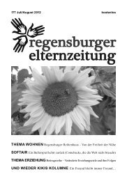 Ausgabe 177 Juli-Aug. 2012 - Regensburger Eltern eV