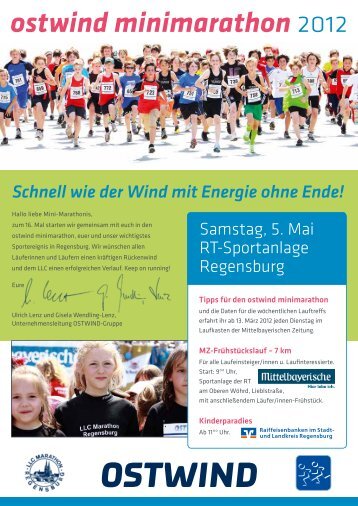 ostwind minimarathon 2012 - Regensburg Marathon