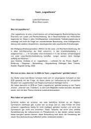 Stellungnahme Team Legasthenie - Regino Gymnasium Prüm