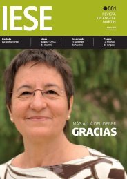 revista especialmente editada para Ángela - IESE Business School