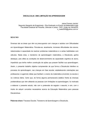 Uma limitação na aprendizagem