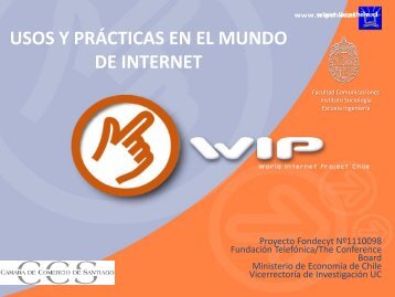 WIP Chile 2011 Resultados Usos y prácticas en el mundo de internet