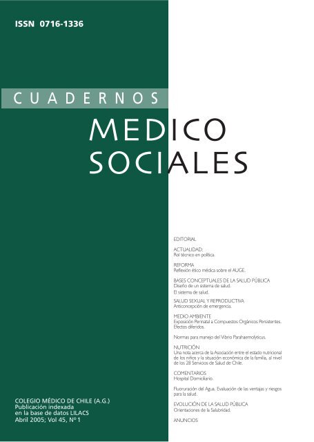 Descargue la revista aquí - Colegio Médico de Chile