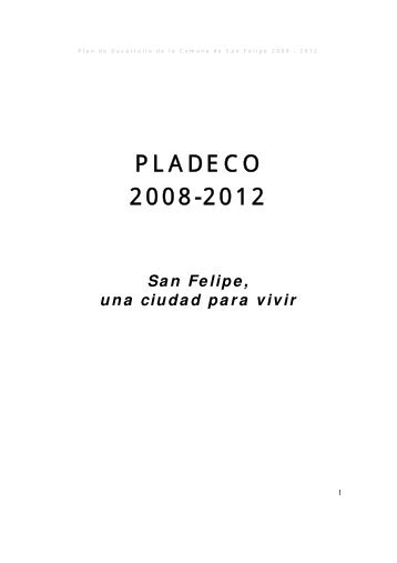 PLADECO 2008-2012 - Sitio Web de Transparencia I.Municipalidad ...