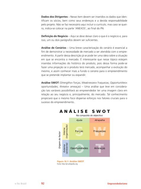 Empreendedorismo - Rede e-Tec Brasil - Ministério da Educação