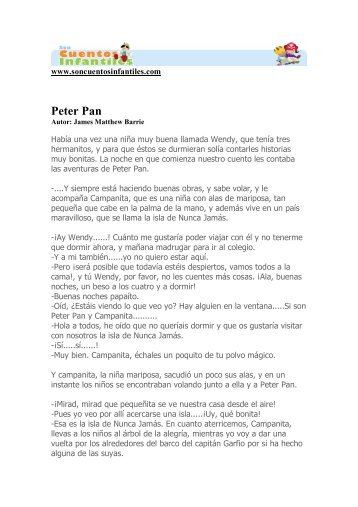 Peter Pan - Cuentos infantiles