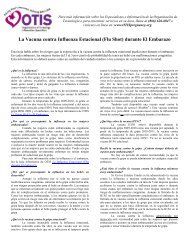 La Vacuna contra Influenza Estacional (Flu Shot) - Organization of ...