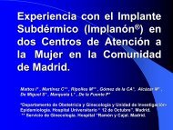 Experiencia con el Implante Subdérmico(Implanón) en dos Centros ...