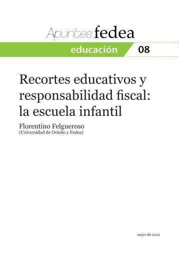 Recortes educativos y responsabilidad fiscal: la escuela ... - Fedea