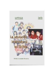 1. la diversidad cultural como - Bibliotecas Digitales - UMSA