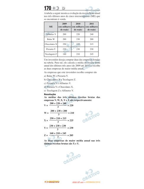 ENEM 2012 - Curso Objetivo