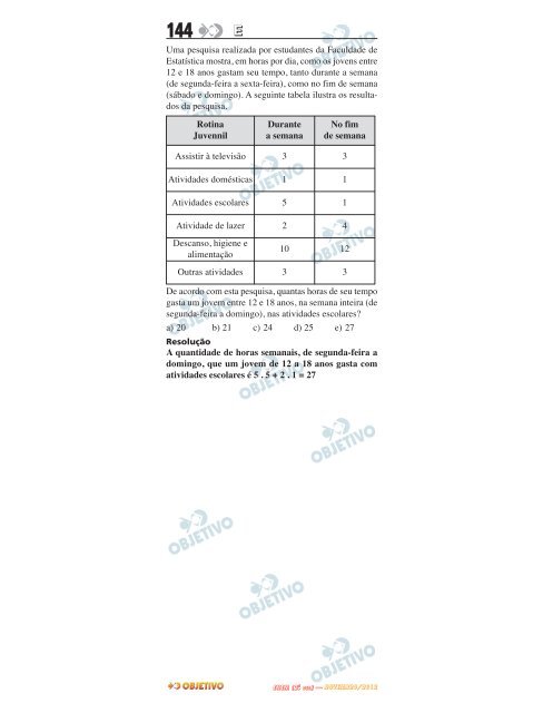 ENEM 2012 - Curso Objetivo