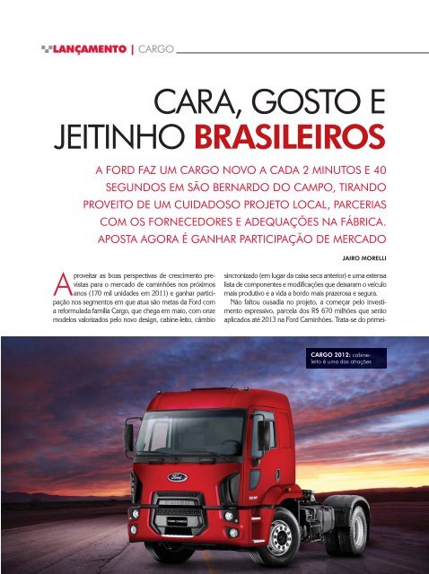 Automotiva Usiminas. Fazer melhor sempre. - Automotive Business