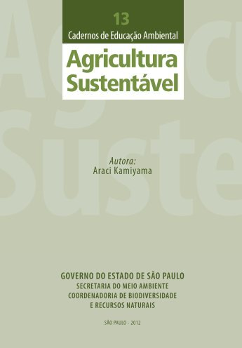 Cadernos de Educação Ambiental – Agricultura Sustentável