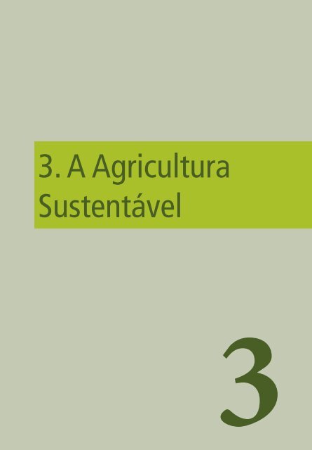 Cadernos de Educação Ambiental – Agricultura Sustentável