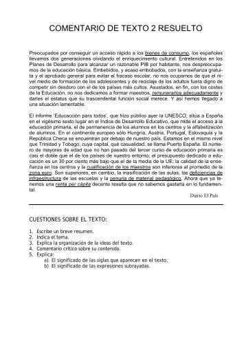 COMENTARIO DE TEXTO 2 RESUELTO - Uroboros