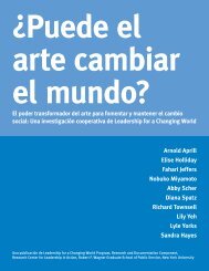 ¿Puede el arte cambiar el mundo? - NYU Wagner - New York ...